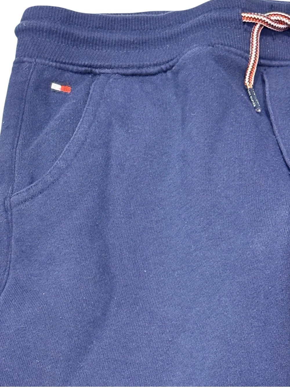 Tommy Hilfiger Boys Sweatpants Navy Fleece Logo Size 6